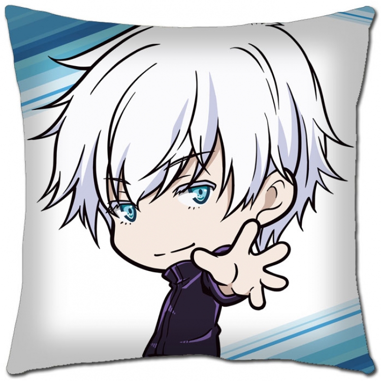 Jujutsu Kaisen Anime square full-color pillow cushion 45X45CM NO FILLING  Z3-8