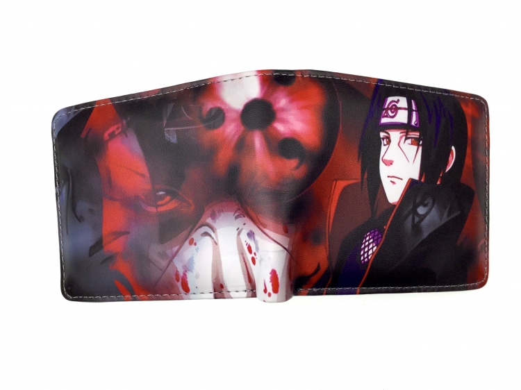 Naruto two fold  Short wallet 11X9.5CM 60G style 4