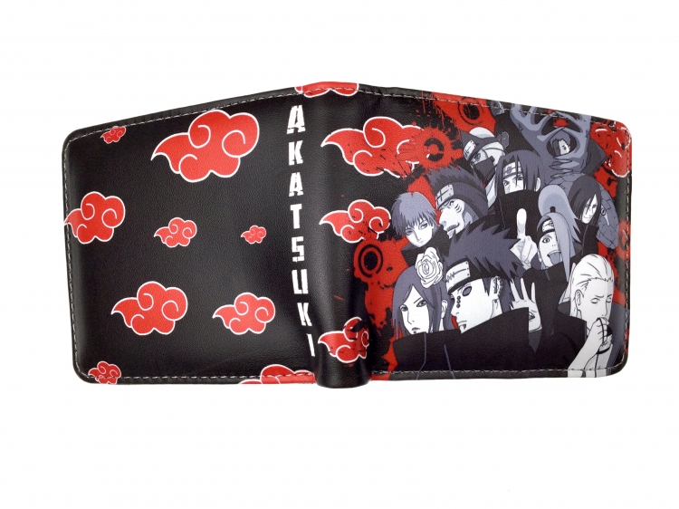 Naruto two fold  Short wallet 11X9.5CM 60G style 3
