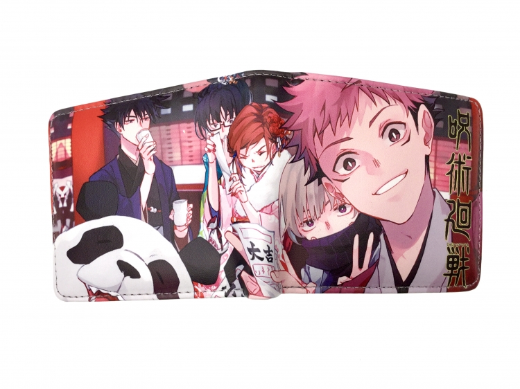 Jujutsu Kaisen   two fold  Short wallet 11X9.5CM 60G style 1