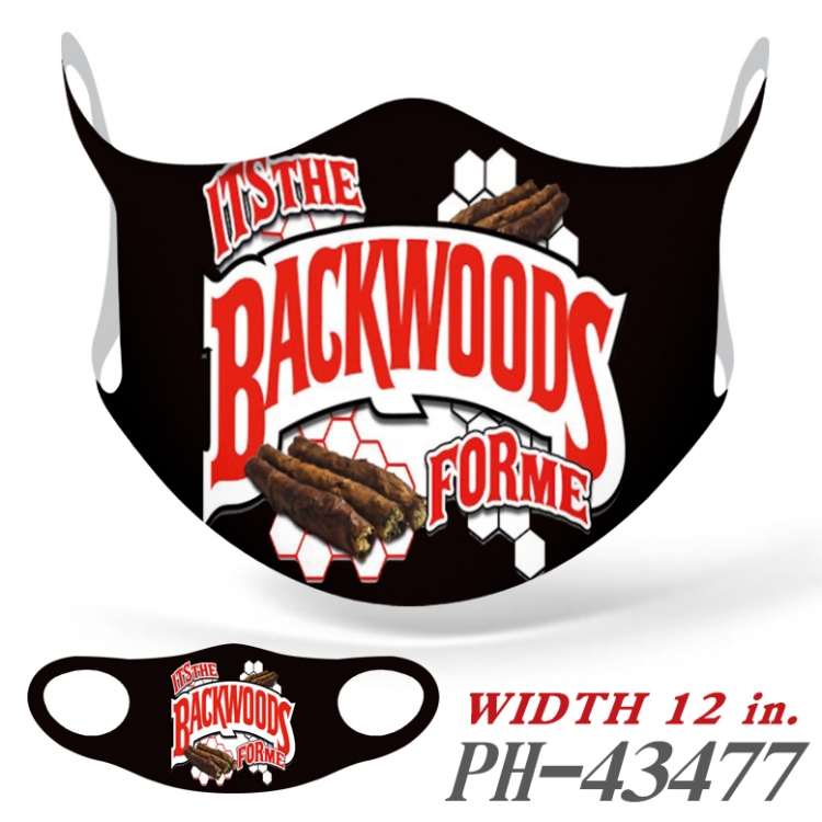 BACKWOODS  Full color Ice silk seamless Mask   price for 5 pcs PH-43477A