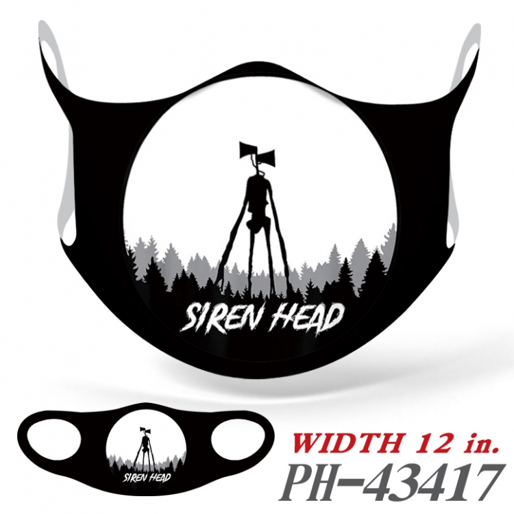 Siren Head Full color Ice silk seamless Mask   price for 5 pcs PH-43417A