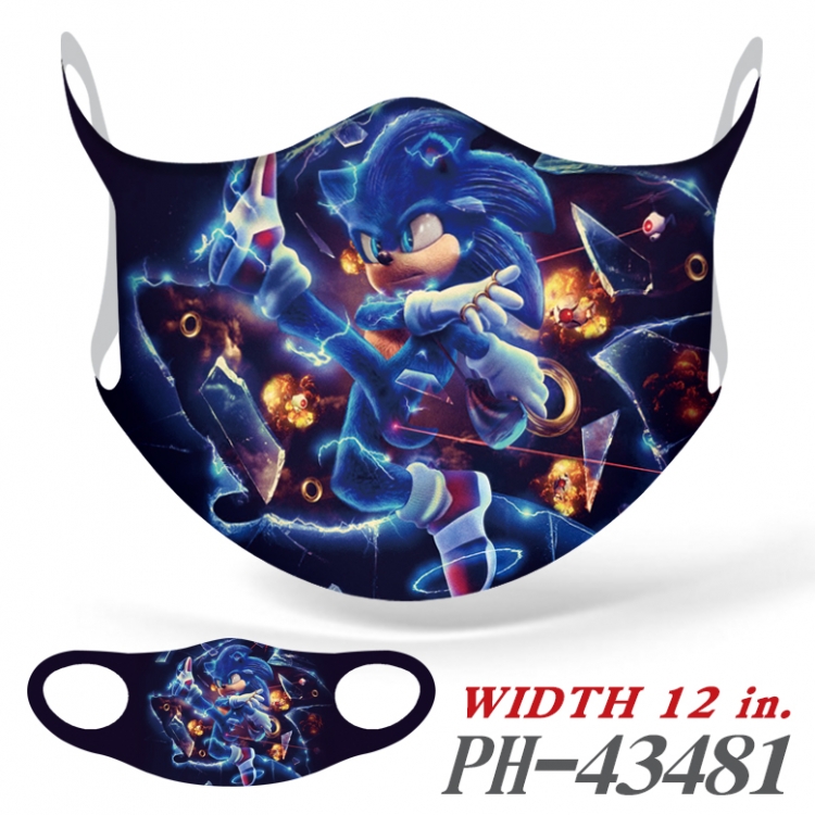 Super Sonico Full color Ice silk seamless Mask   price for 5 pcs PH-43481A