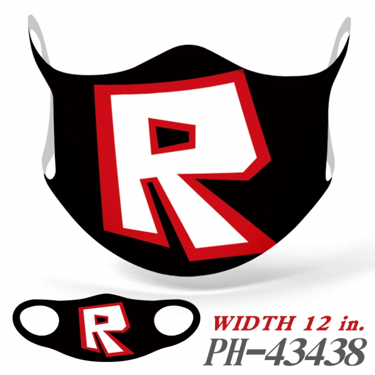 Roblox Full color Ice silk seamless Mask   price for 5 pcs PH-43438A