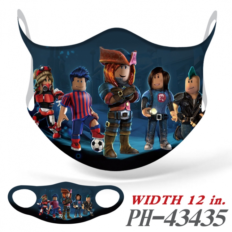 Roblox Full color Ice silk seamless Mask   price for 5 pcs PH-43435A