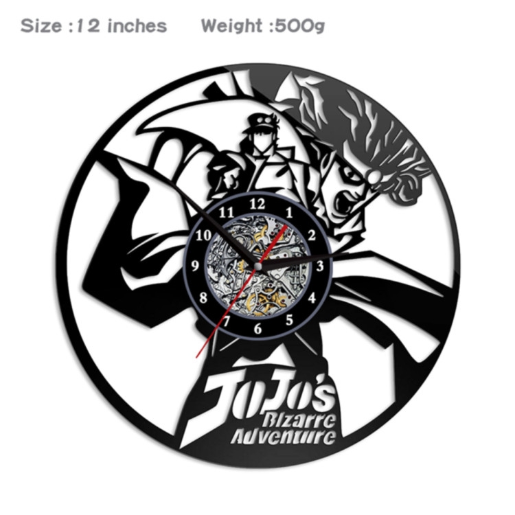 JoJos Bizarre Adventure Creative painting wall clocks and clocks PVC material No battery QMDMX-006