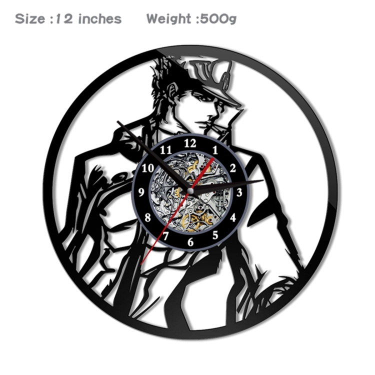 JoJos Bizarre Adventure Creative painting wall clocks and clocks PVC material No battery QMDMX-003