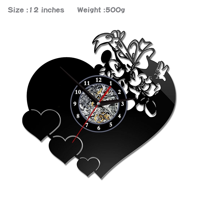 Mickey Mouse Creative painting wall clocks and clocks PVC material No battery MLS-001