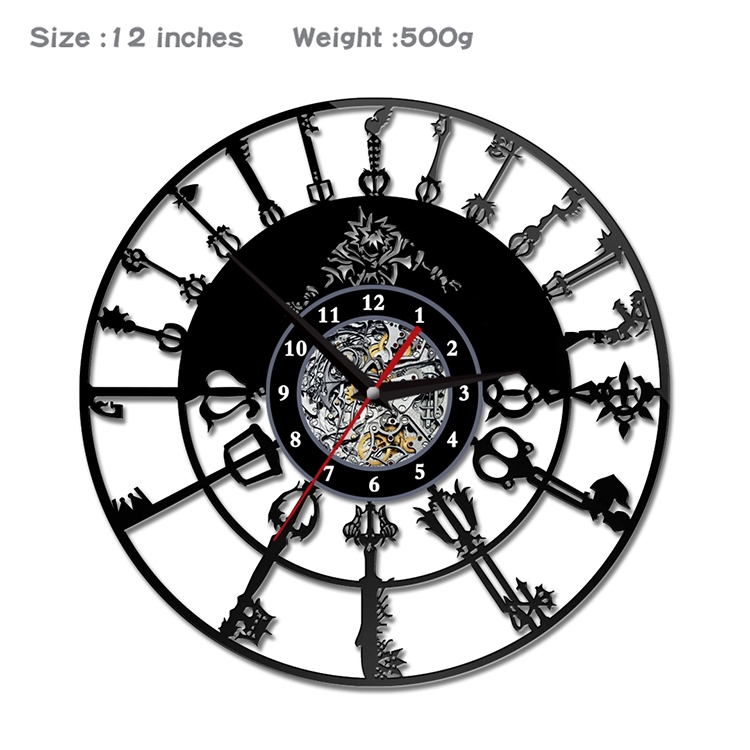 kingdom hearts Creative painting wall clocks and clocks PVC material No battery WGZX-004