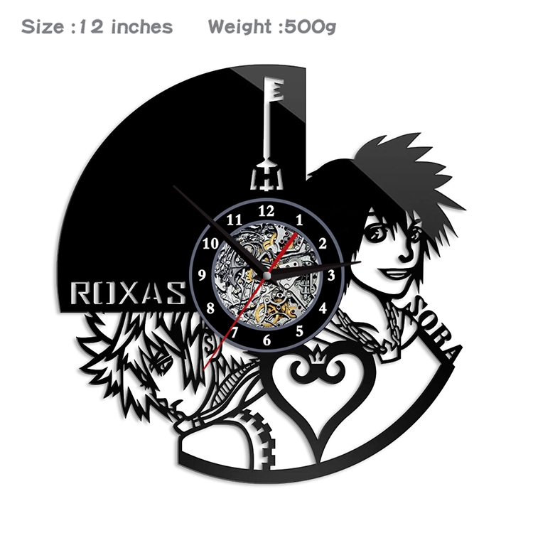 kingdom hearts Creative painting wall clocks and clocks PVC material No battery WGZX-005