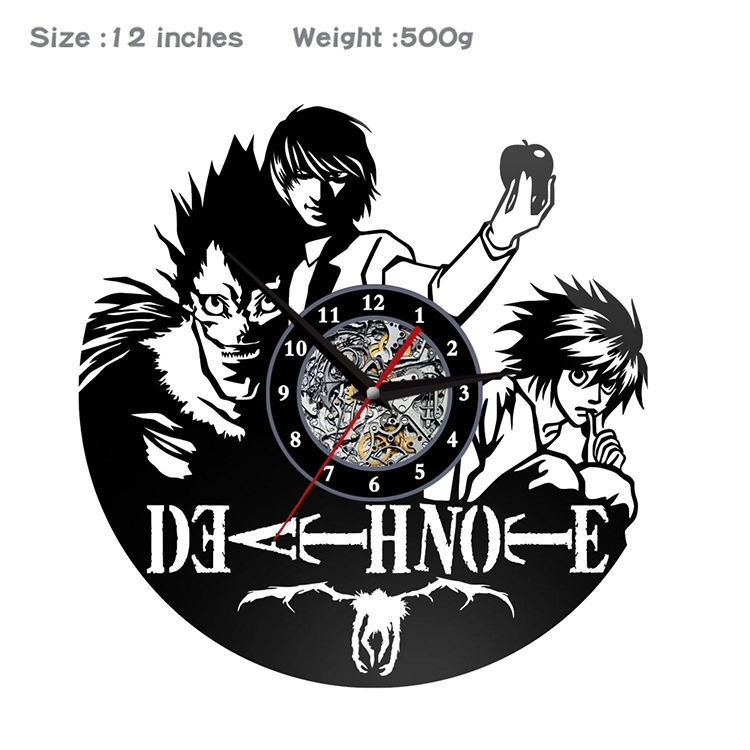 Death note Creative painting wall clocks and clocks PVC material No battery SWBJ-002