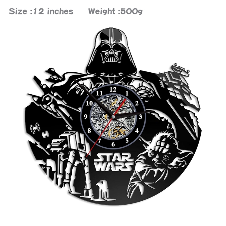 Star Wars Creative painting wall clocks and clocks PVC material No battery XQDZ-012