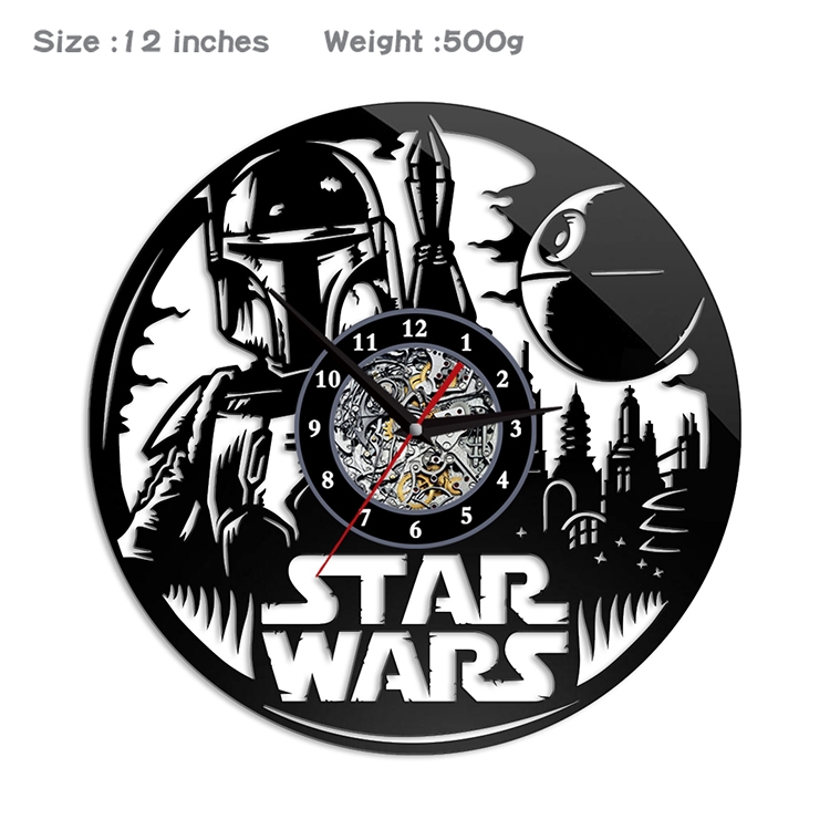 Star Wars Creative painting wall clocks and clocks PVC material No battery  XQDZ-013