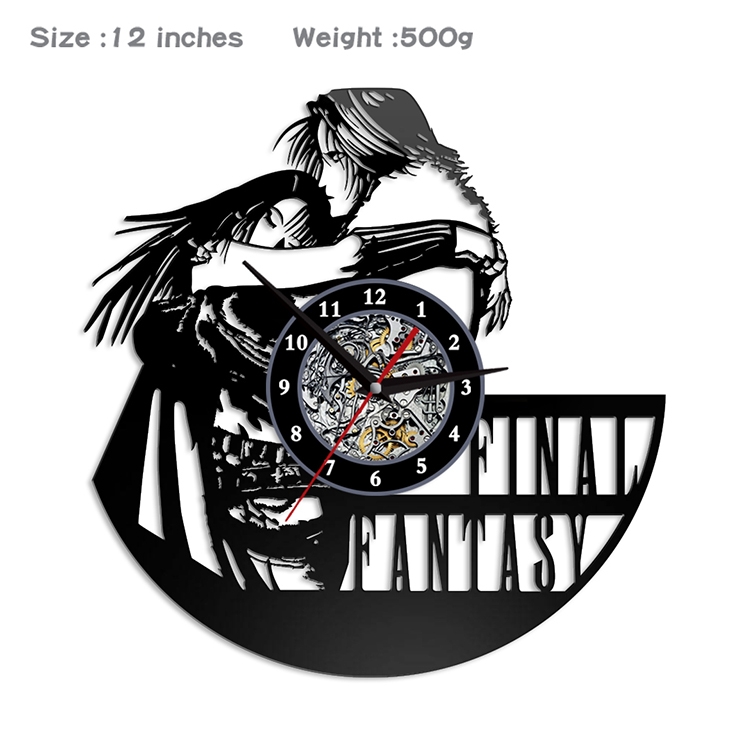  Final Fantasy Creative painting wall clocks and clocks PVC material No battery