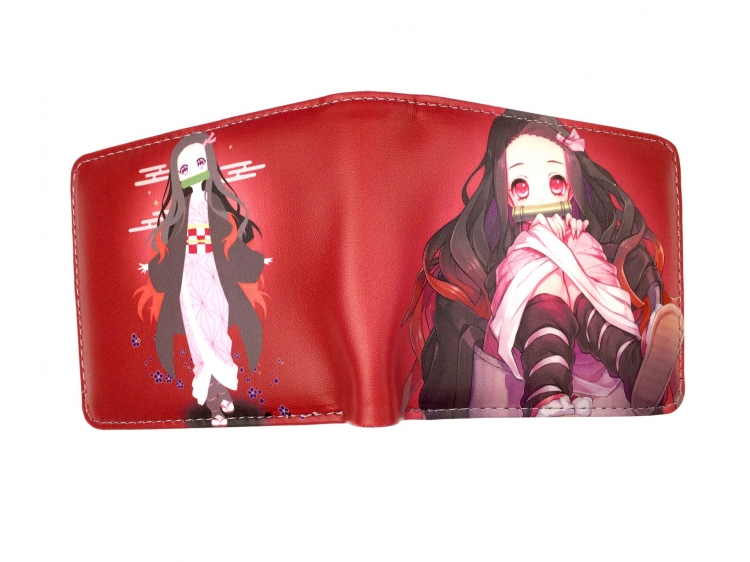 Demon Slayer Kimets two fold  Short wallet 11X9.5CM 60G style F