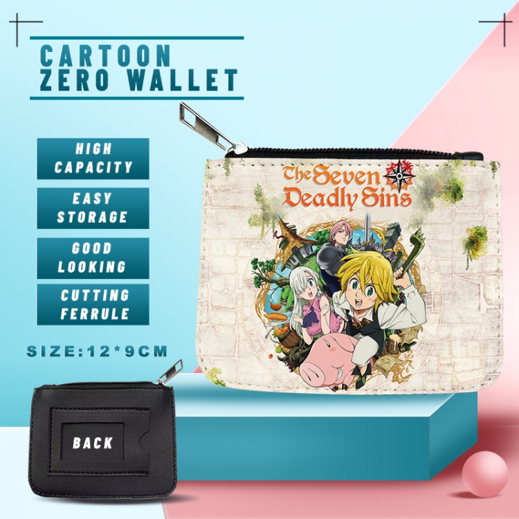 The Seven Deadly Sins PU storage bag card wallet purse style A price for 5 pcs