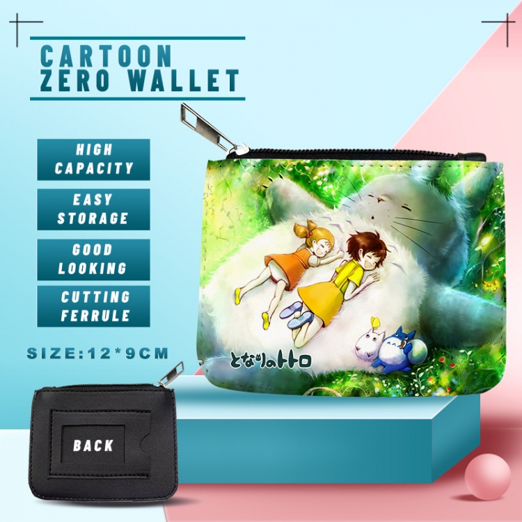 TOTORO PU storage bag card wallet purse price for 5 pcs