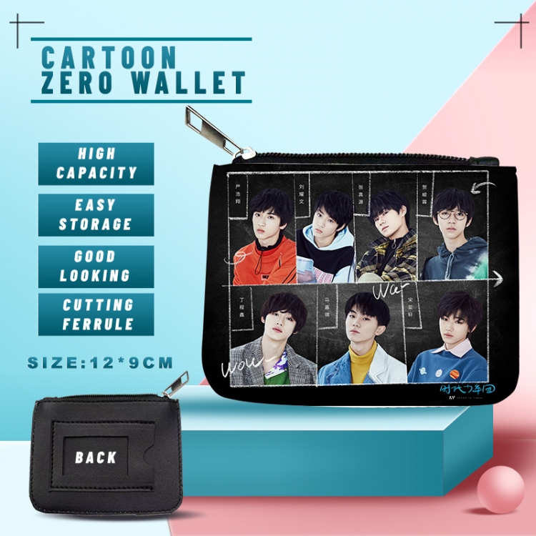 TNT PU storage bag card wallet purse 12X9cm Style 8 price for 5 pcs