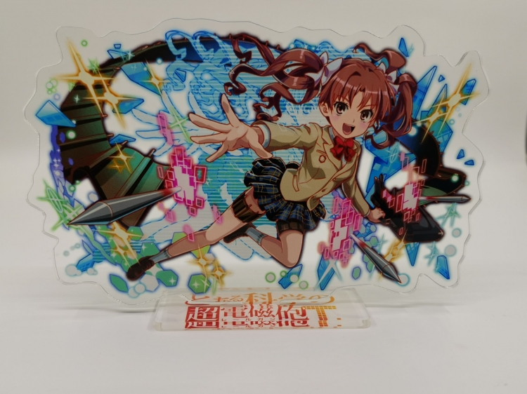 Toaru Kagaku no Railgun Anime ornaments Acrylic Standing Plates