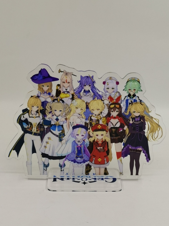 Genshin Impact Anime ornaments Acrylic Standing Plates