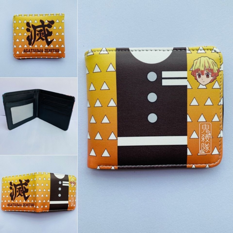 Demon Slayer Kimets two fold  Short wallet 11X9.5CM 60G style H