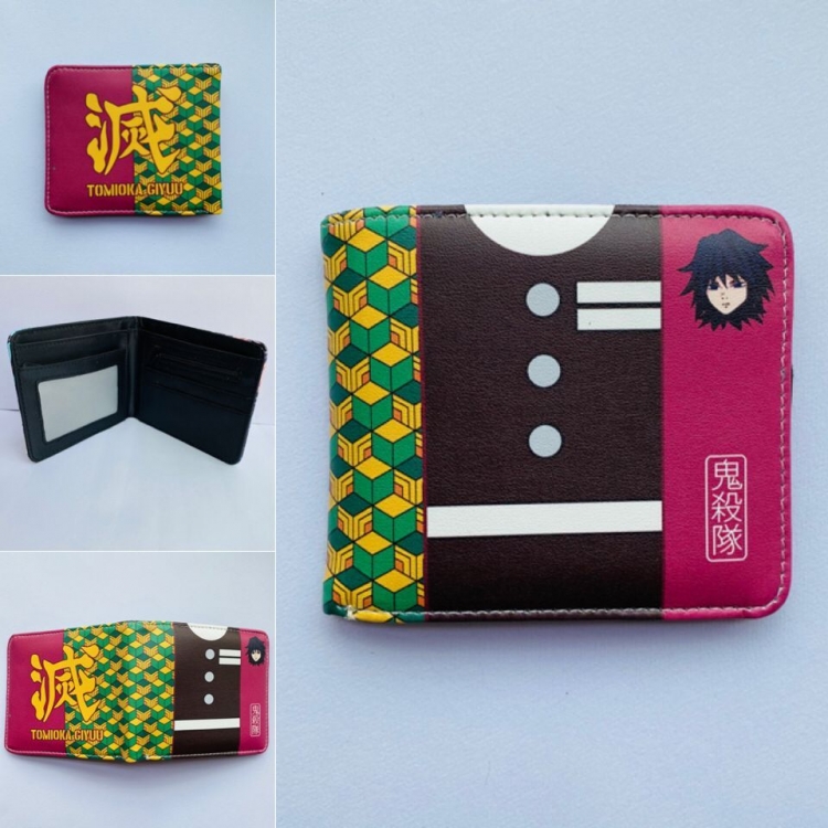 Demon Slayer Kimets two fold  Short wallet 11X9.5CM 60G style J