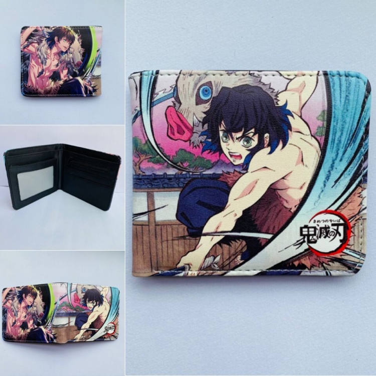 Demon Slayer Kimets two fold  Short wallet 11X9.5CM 60G style Q