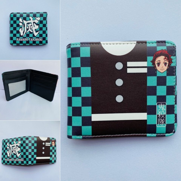 Demon Slayer Kimets two fold  Short wallet 11X9.5CM 60G style I