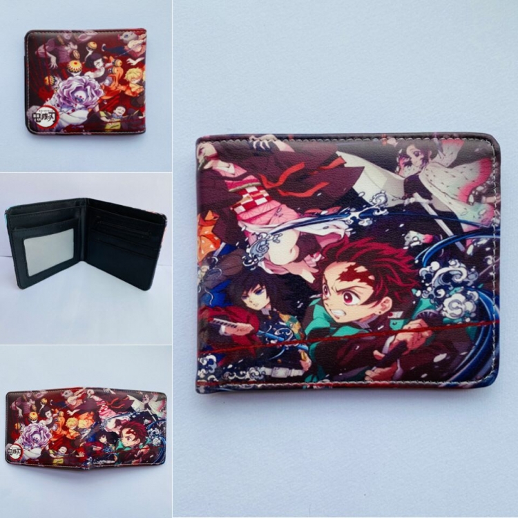 Demon Slayer Kimets two fold  Short wallet 11X9.5CM 60G style L