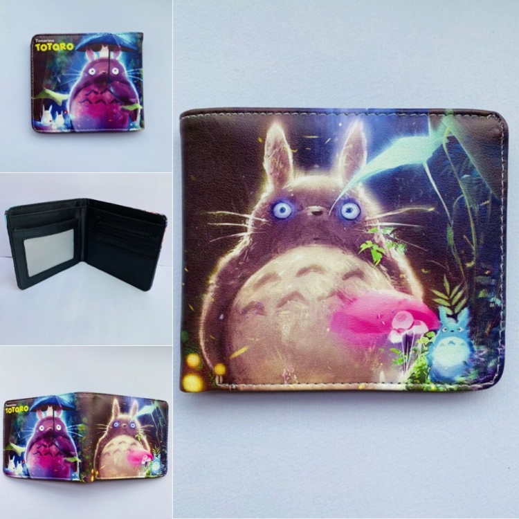 TOTORO two fold  Short wallet 11X9.5CM 60G style E