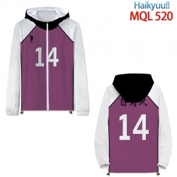 Haikyuu!! Full color coat hood...