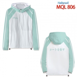 Haikyuu!! Full color coat hood...