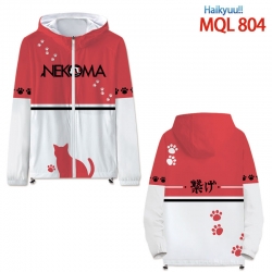 Haikyuu!! Full color coat hood...