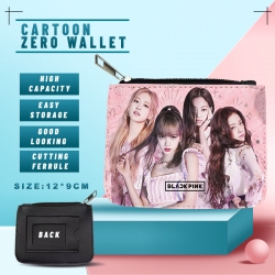 BLACK PINK PU storage bag card...