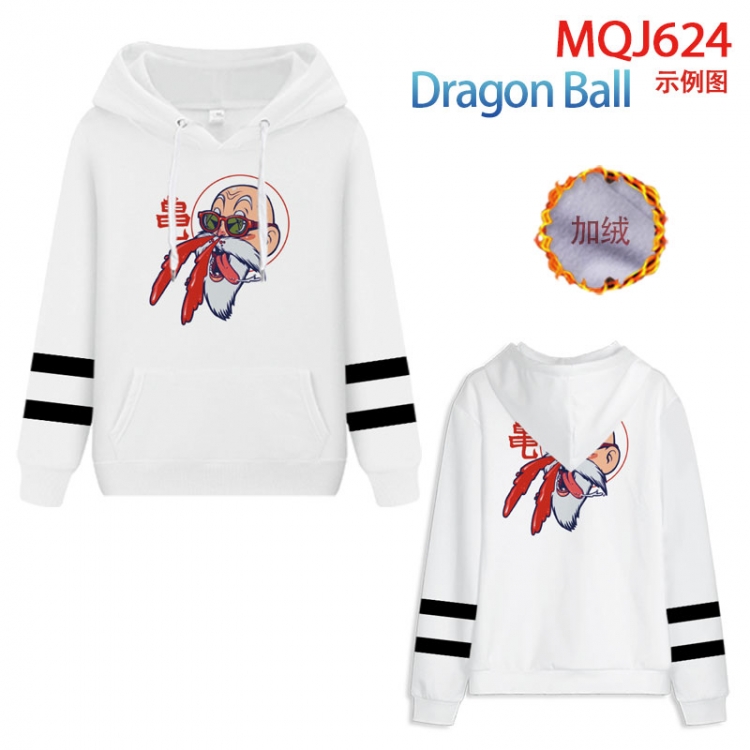 DRAGON BALL Anime hooded plus fleece sweater 9 sizes from XXS to 4XL MQJ624