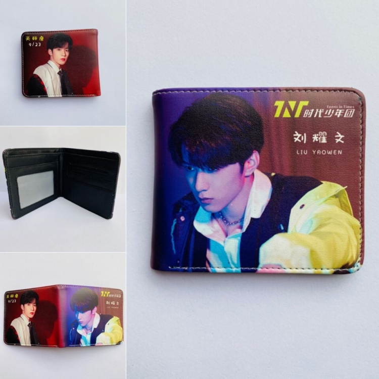 TNT Full color two fold short wallet purse Style  C