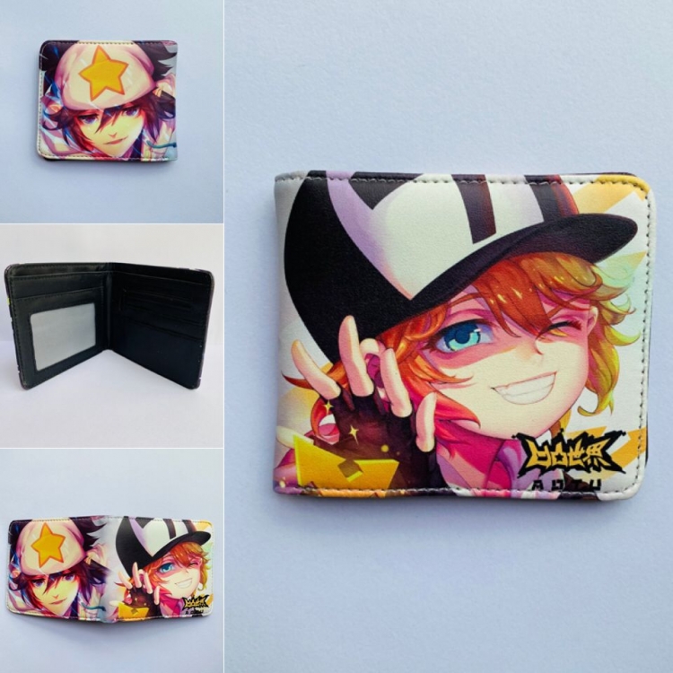 Genshin Impact Full color two fold short wallet purse Style C