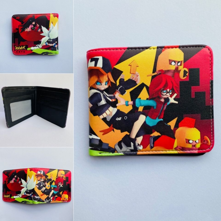 Aotu World Full color two fold short wallet purse Style  B