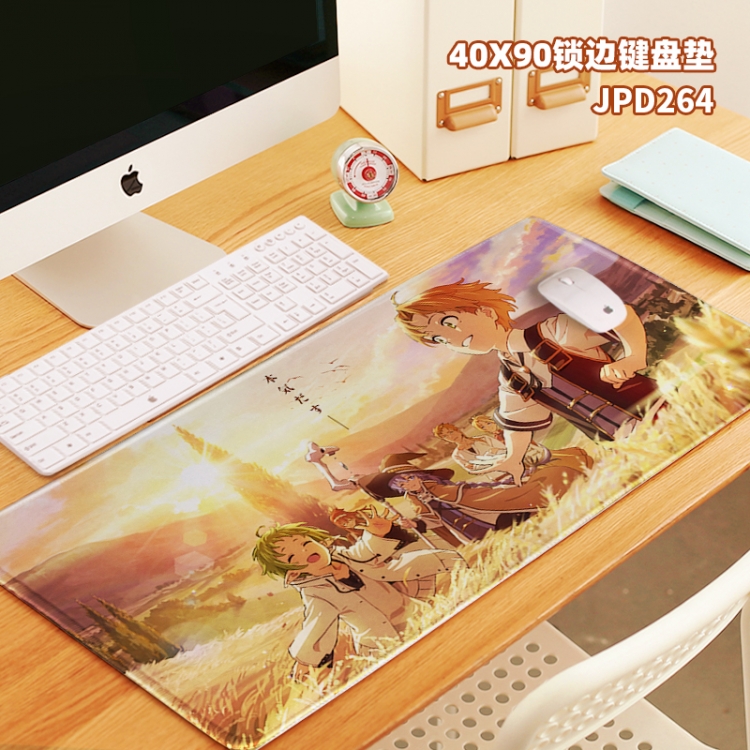 Jobless Reincarnation Anime Locking thick keyboard pad 40X90X0.3CM JPD264