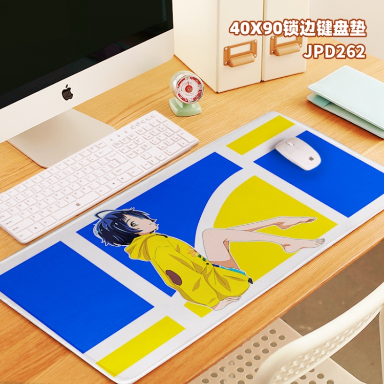 WONDER EGG PRIORITY Anime Locking thick keyboard pad 40X90X0.3CM JPD262