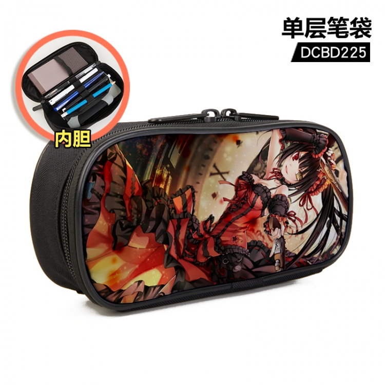 Date-A-Live Anime single layer waterproof pen case 25X7X12CM DCBD225