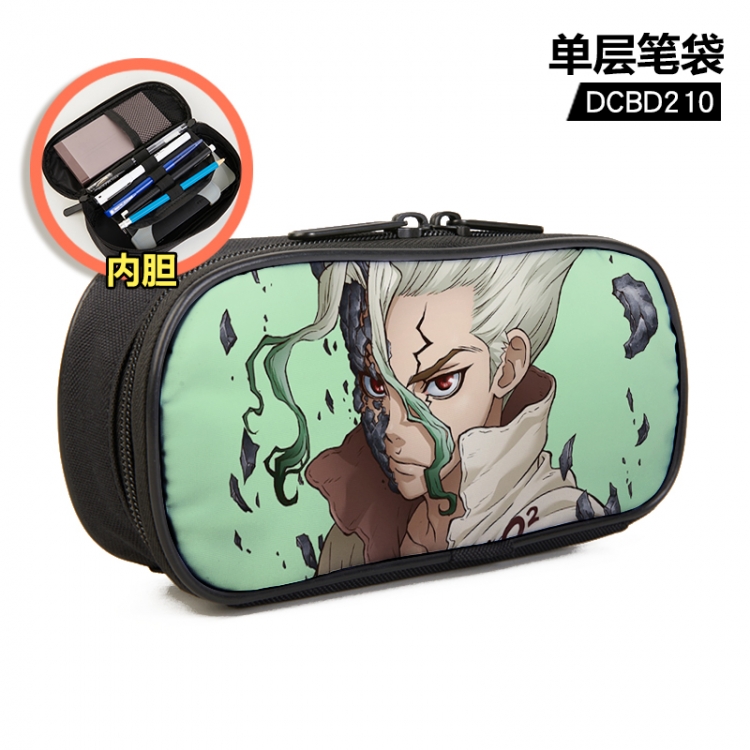 Dr.STONE Anime single layer waterproof pen case 25X7X12CM DCBD210