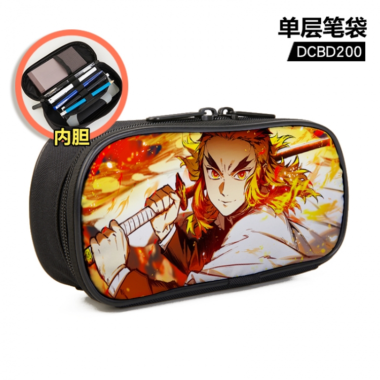 Demon Slayer Kimets Anime single layer waterproof pen case 25X7X12CM DCBD200