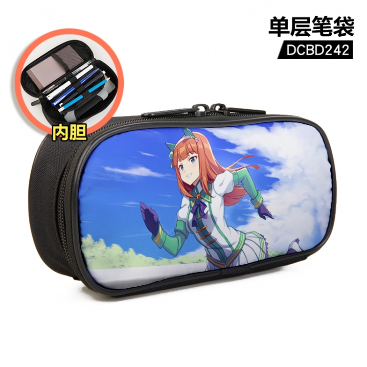 Pretty Derby Anime single layer waterproof pen case 25X7X12CM DCBD242