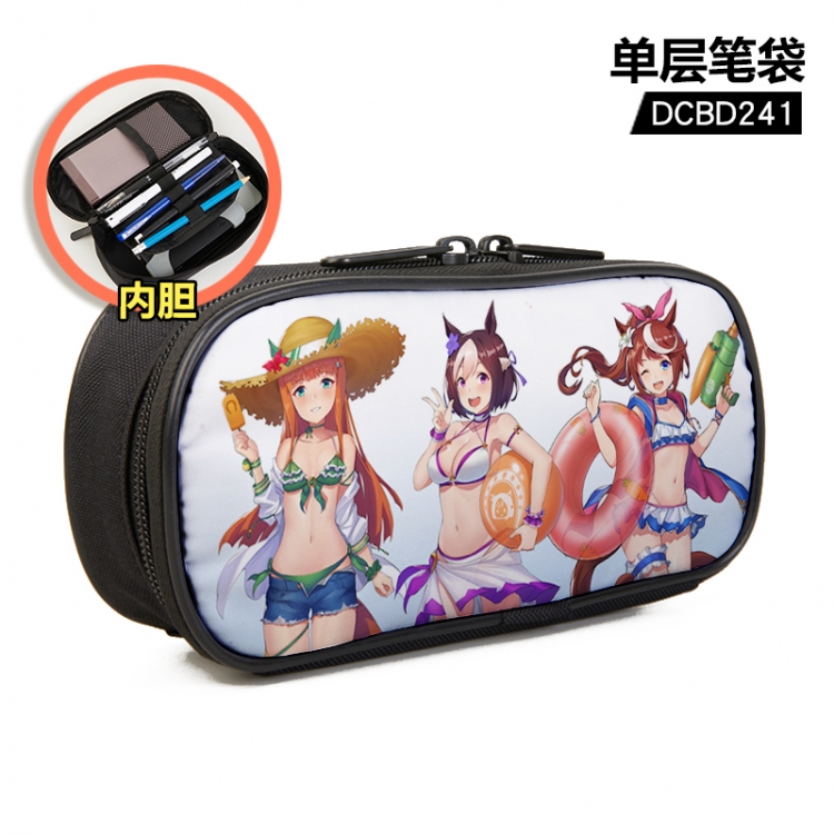 Pretty Derby Anime single layer waterproof pen case 25X7X12CM DCBD241