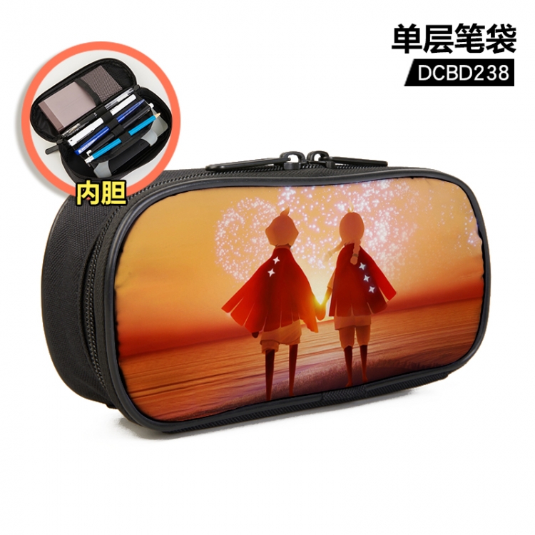 Sky encounter Anime single layer waterproof pen case 25X7X12CM DCBD238