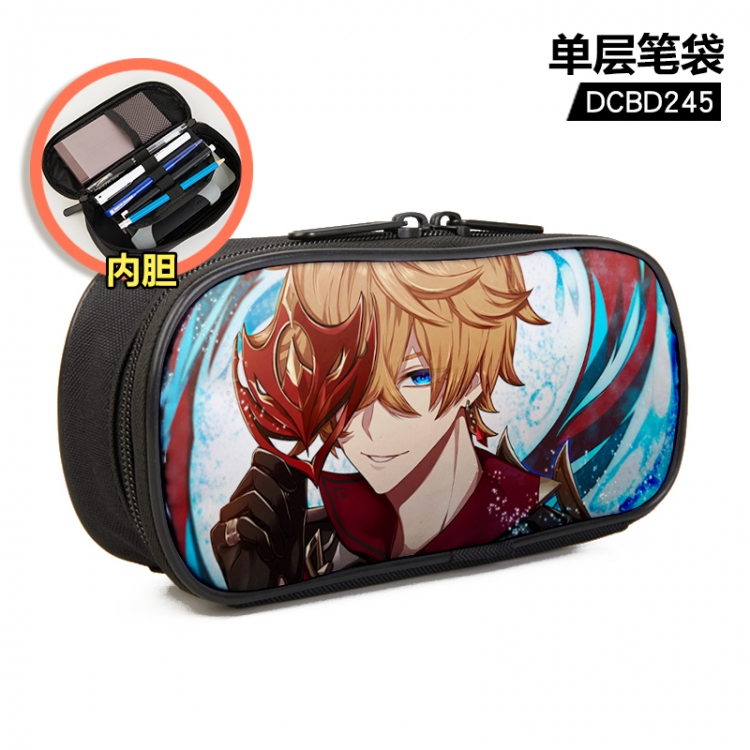 Genshin Impact Anime single layer waterproof pen case 25X7X12CM DCBD245