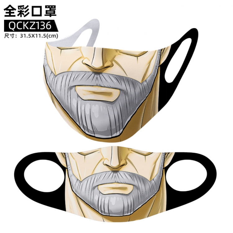 JoJos Bizarre Adventure full color mask 31.5X11.5cm price for 5 pcs QCKZ136