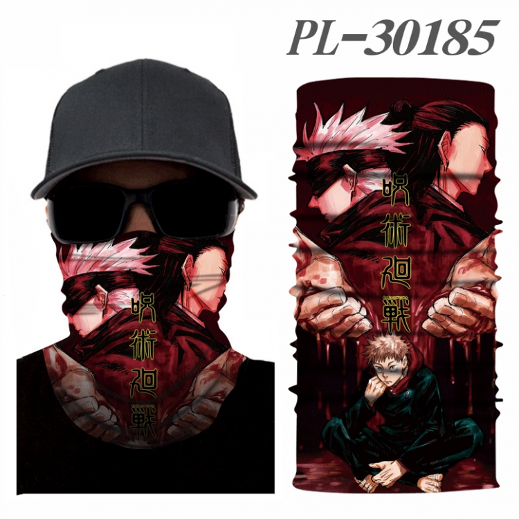 Jujutsu Kaisen Color printing magic turban scarf- price for 5 pcs PL-30185