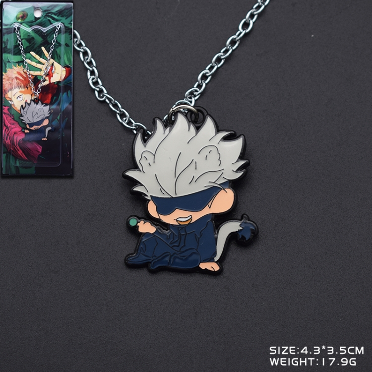 Jujutsu Kaisen  Anime cartoon metal necklace pendant price for 5 pcs